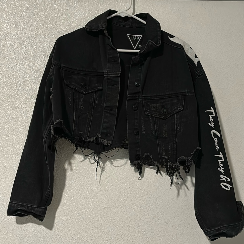 Black Crop Jacket